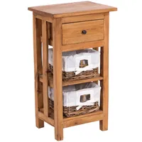 DESIGN DELIGHTS Telefontisch, Honig, Holz, 38x70x28 cm, Wohnzimmer, Wohnzimmertische,