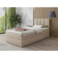Sofnet Boxspringbett Star Mini mit Bettkasten, Bonell-Matratze und Topper