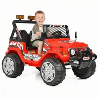 Hecht Jeep Elektroauto bis 6,8 km/h rot (56185)