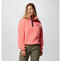 Columbia Helvetia II Cropped Half Snap Fleece Alpenglow M