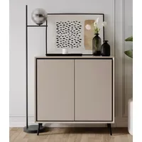 Finori Arona Kommode Sand/Schwarz