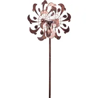 Invento 110224 - Metal Wind Spinner: Copper Dolphins Duett