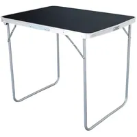 Mojawo Campingtisch schwarz klappbar mit Tragegriff Reisetisch L70xB50xH59cm