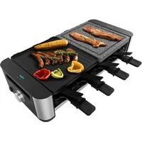 Cecotec Raclette Cheese&Grill 16000 Inox MixGrill, Schwarz