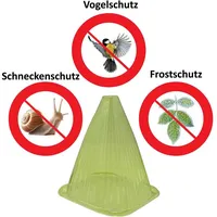 Buri Pflanzenhut 160er Set | Pflanzhilfe & Schutz für
