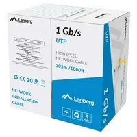 LANBERG LCU6-10CC-0305-Y Reseau Kabel Jaune 305 m U/UTP (UTP)