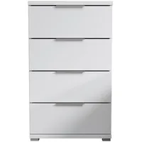 SchlafKONTOR Nachtschrank 46 x 42 x 79 cm Weiß