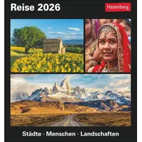 Harenberg Reise Tagesabreißkalender 2026 - Kulturkalender - Städte, Menschen,