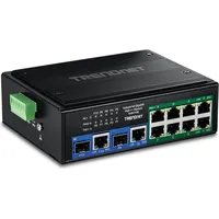 TRENDNET 10-Port Industrial Gigabit PoE++ DIN-Rail Swit (10 Ports),