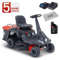SCHEPPACH Aufsitzrasenmäher MR230 6PS 61cm 150L Hybrid-Start + Öl