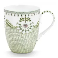 Pip Studio Lily&Lotus Tiles Becher 0,35 l Grün