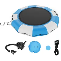 Vevor Aufblasbarer Wassertrampolin mit Leiter, Wasserdichte, Abriebfeste, Wassertrampoline 3,96