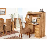 1a Direktimport Großer Mexico Sekretär Schreibtisch, Pinie massiv, Landhaus,