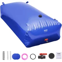 Vevor Wasserblasen Aufbewahrungsbehälter, 1000L Wassertank, 1000D PVC verdickter Wasserbeutel,