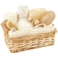 Croll & Denecke Wellness Geschenkset 8-teilig im Weidenkorb 8