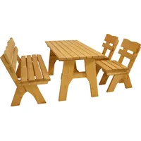 TPFGarden 4-TEILIGE GARTEN-GARNITUR Drieburg 150cm aus Kiefer massiv |