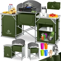 Kesser KESSER® Campingschrank, Campingküche mit Aluminiumgestell, inkl.Tragetasche , Kocherschrank