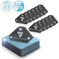 STAHLWERK 3 x Schweißwinkel 4er Set Magnet 4 kg