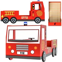 CASARIA Kinder Feuerwehrbett Noah 200x90 cm