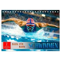 Calvendo Schwimmen - Bahn für Bahn (Tischkalender 2026 DIN
