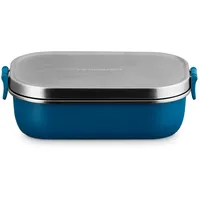 Le Creuset Lunchbox 900ml Deep Teal Edelstahl