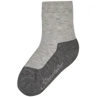 Sterntaler Active Socken kurz hellgrau melange, 25/26