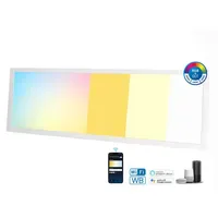 Aigostar 120x30-RGB+CCT LED Einbau Panel dimmbar eckig/Aluminium