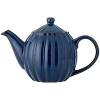 Bloomingville Latina Teekanne Steingut – 13xH17 cm, blau