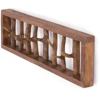 DESIGN DELIGHTS Wandgarderobe Treibholz Unikat 80 x 22 cm
