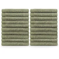 Blumtal Gästehandtuch 30 x 30 cm grün 24 St.