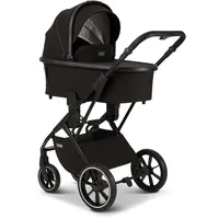 Babywelt MOON Kombikinderwagen PIU Kollektion 2024 black/black matt