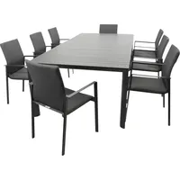 DEGAMO Lagos Set 9-tlg. Dunkelgrau