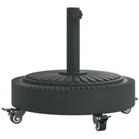 VidaXL Sonnenschirmständer mit Rollen für Ø38/48 mm Mast 27