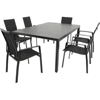 DEGAMO Lagos Set 7-tlg. Schwarz