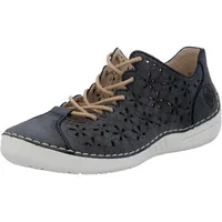 Rieker Damen 52518 Schnürschuhe, Blau, 42