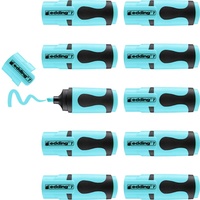 Edding 7 Mini Textmarker - pastellblau - 10 highlighter