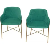 Moebel-direkt-online möbel direkt online Samt-Polsterstuhl (2Stück) Neddy