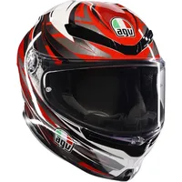 AGV K6 S Reeval Grau/Weiß/Rot 2XL