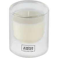 Schöner Wohnen Duftkerze S 8,5 cm transparent
