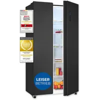 Exquisit SBS46-040E Side-by-Side (442 l, 1770 mm hoch, Inoxlook-az)