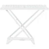 VidaXL Flügelwäschetrockner Klappbar 0 m weiß