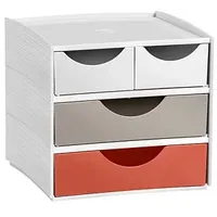 CEP Schubladenbox TERRA NOVA weiß, sand, terracotta 1032112391, mit