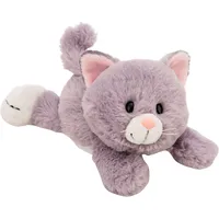 NICI Plüsch Katze grau 20 cm liegend GRÜN