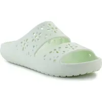 Crocs Classic Floral Cut Out Sandal - Jade Tint