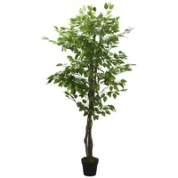 VidaXL Ficusbaum Künstlich 630 Blätter 120 cm Grün
