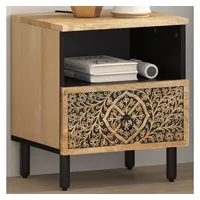 VidaXL Nachttisch 40x33x46 cm Massivholz Mango