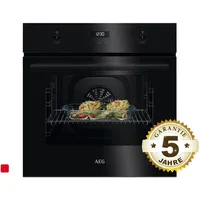 AEG 5000 SurroundCook® / Einbaubackofen / Aqua-Reinigungsfunktion / Schwarz