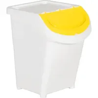 VidaXL Mülleimer 120 l Weiß