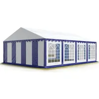 TOOLPORT Partyzelt 5 x 8 m blau/weiß (6068)