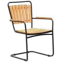 Garden Pleasure Freischwinger COVINA, 4er Set schwarz